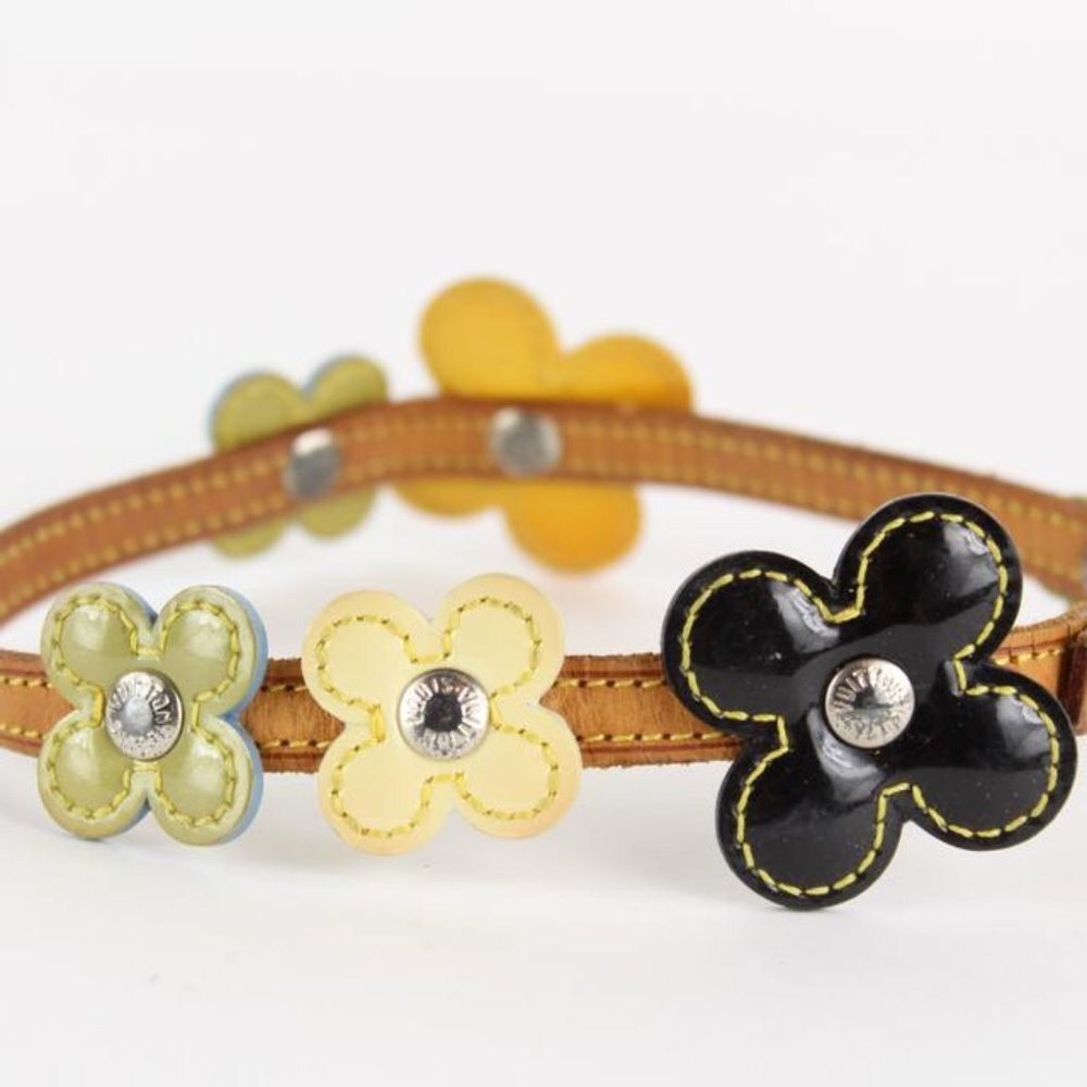 Louis Vuitton Monogram Vernis Fleur Wrap Bracelet